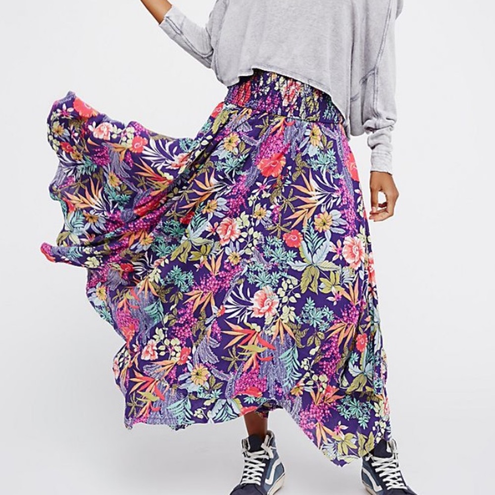 Free people floral skirt XS